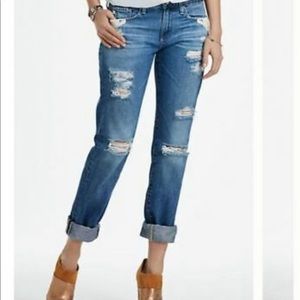 AG Piper Slouch Slim Distressed Jean 27